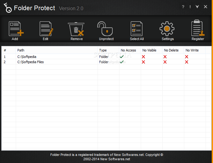 Folder Protect 2.0.7 Keygen
